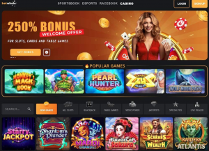Games available in BetWhale casino App
