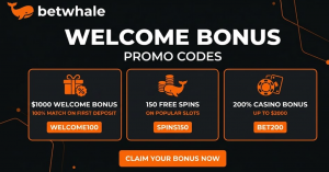 Welcome bonus promo codes